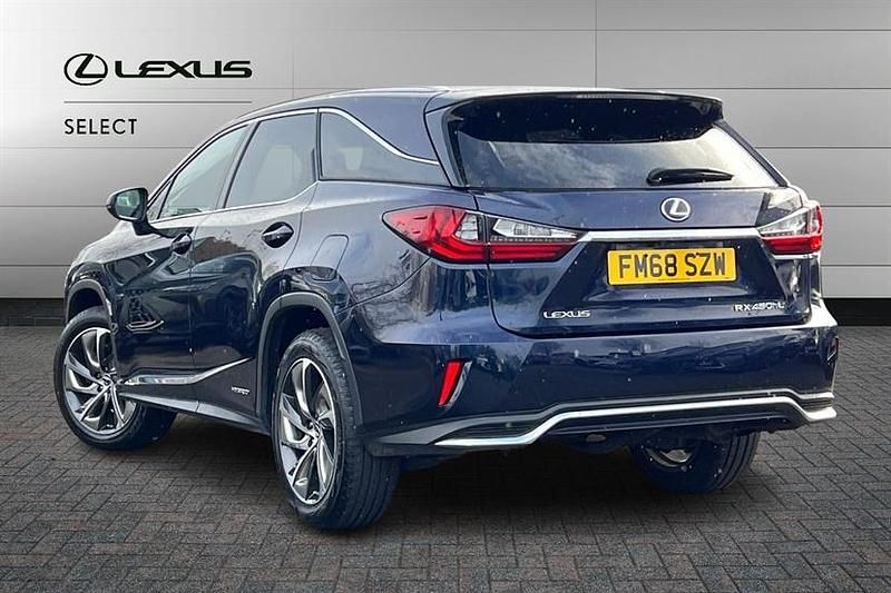 Used Lexus RX450hL 313 HP (230 kW) 2018 Deep blue SUV