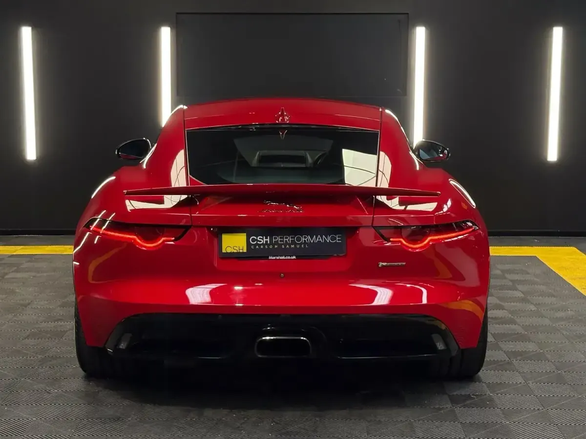 Used Jaguar F-Type R-Dynamic 300 HP (220 kW) 2018 Red Coupe