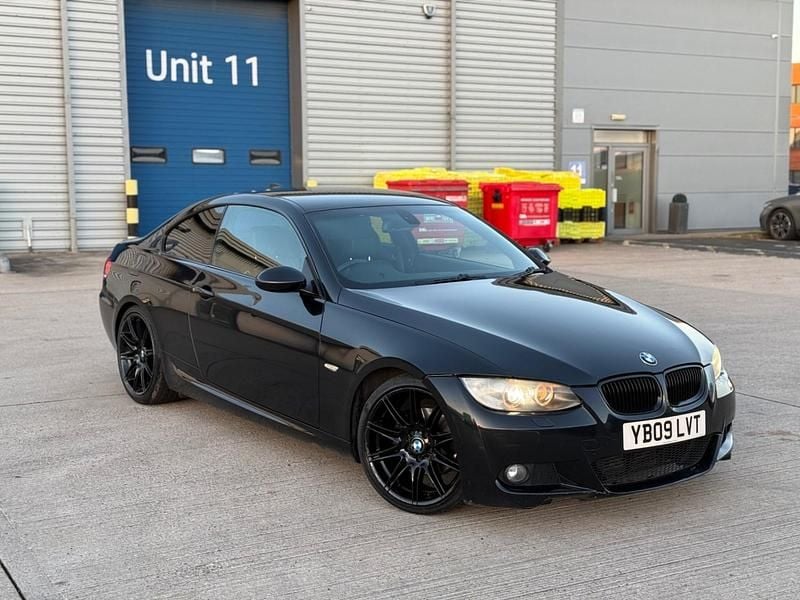 Black Used 2009 BMW 320 M Sport Coupe | £2,499 (Super price) - Image 1/4