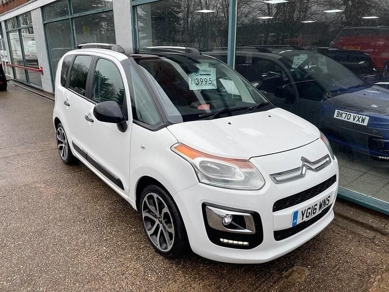 Used Citroën C3 Picasso Platinum 100 HP (73 kW) 2016 White MPV