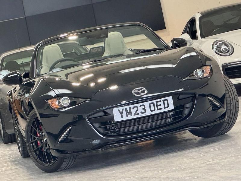 Black Used 2023 Mazda MX5 Homura-Line Cabriolet | £26,974 (Fair price) - Image 1/3