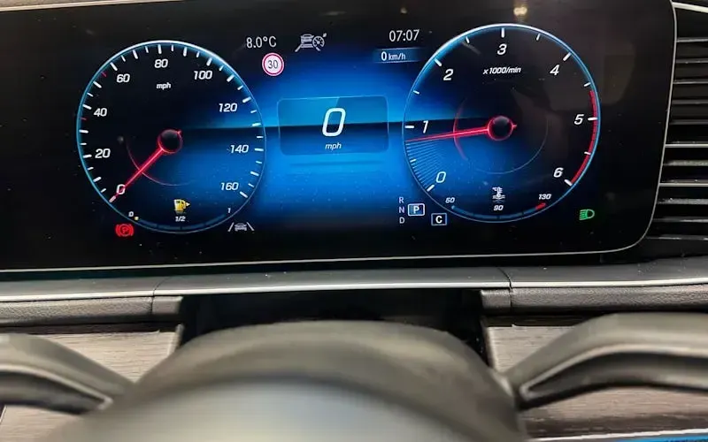 Used Mercedes GLE400 AMG line 330 HP (242 kW) 2020 Blue SUV