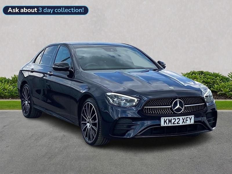 Blue Used 2022 Mercedes E400 AMG line Sedan | £43,449 (Expensive) - Image 1/4