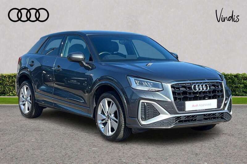 Grey Used 2022 Audi Q2 S-Line SUV | £20,700 (Fair price) - Image 1/3