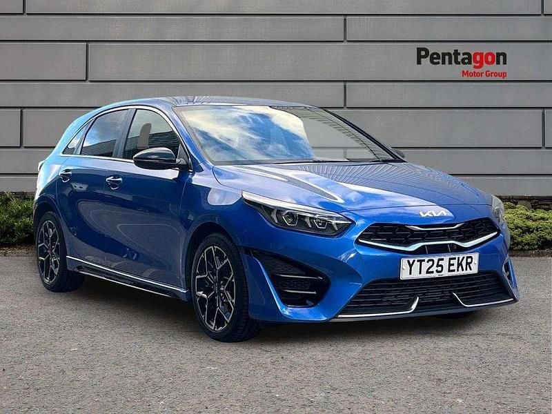Blue Used 2025 Kia Ceed GT-Line Hatchback | £19,795 (Fair price) - Image 1/4