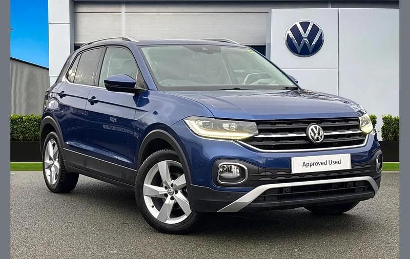 Blue Used 2019 VW T-Cross SEL SUV | £13,290 (Fair price) - Image 1/4