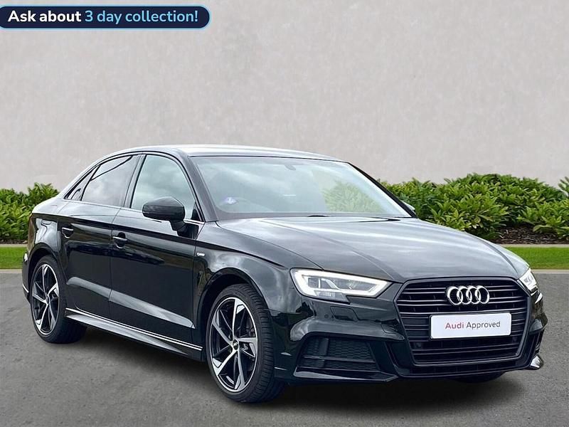 Black Used 2021 Audi A3 Black Edition Sedan | £21,160 (Fair price) - Image 1/4