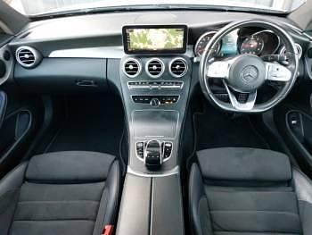 Used Mercedes C220 AMG Line Premium 194 HP (142 kW) 2019 Silver Coupe