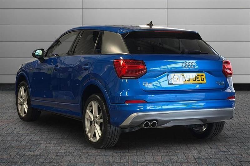 Used Audi Q2 S-Line 150 HP (110 kW) 2019 Ara blue SUV