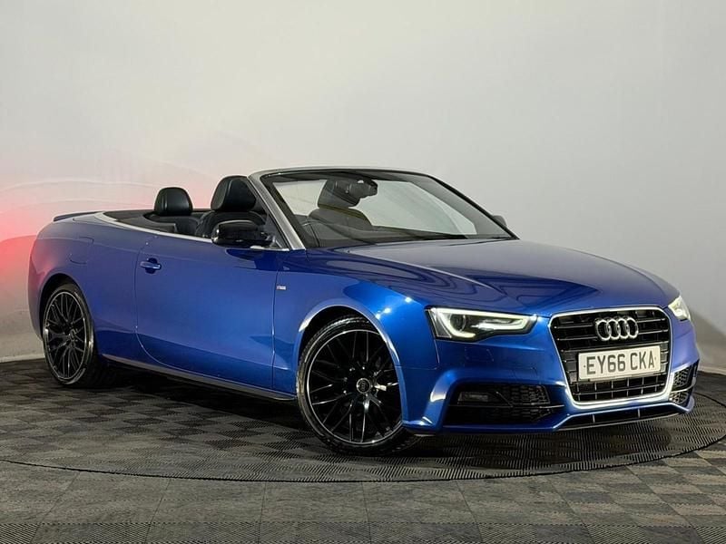 Blue Used 2016 Audi A5 Cabriolet S-Line Cabriolet | £7,495 (Fair price) - Image 1/4