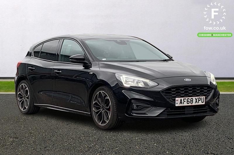 Black Used 2018 Ford Focus ST-Line X Hatchback | £10,199 (Fair price) - Image 1/3