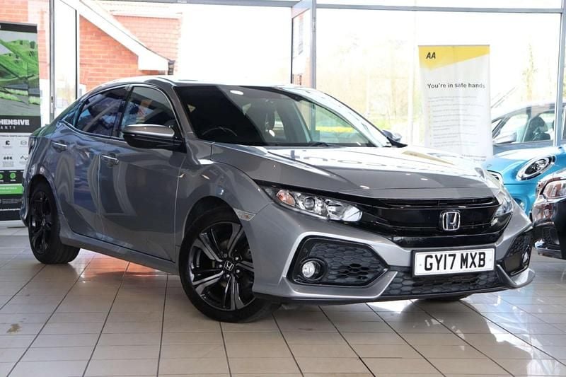 Silver Used 2017 Honda Civic SR Hatchback | £13,440 (Fair price) - Image 1/4