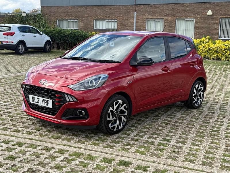 Red Used 2021 Hyundai i10 N Line Hatchback | £11,345 (A bit pricey) - Image 1/3