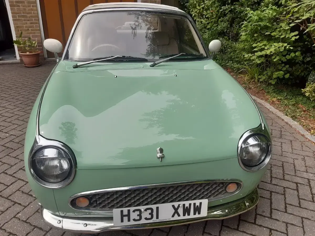 Used Nissan Figaro 2007 Green/cream Cabriolet