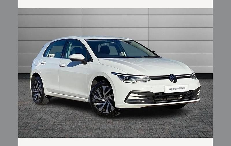 White Used 2021 VW Golf VIII Style Hatchback | £18,575 (Fair price) - Image 1/3