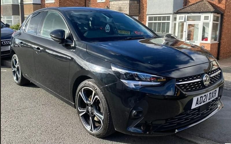 Used Vauxhall Corsa Elite 101 HP (74 kW) 2021 Black Hatchback