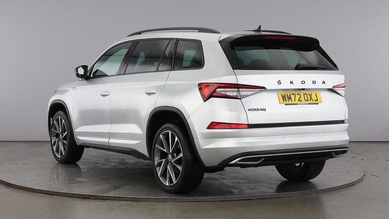 Used Skoda Kodiaq SportLine 150 HP (110 kW) 2023 Brilliant silver metallic SUV