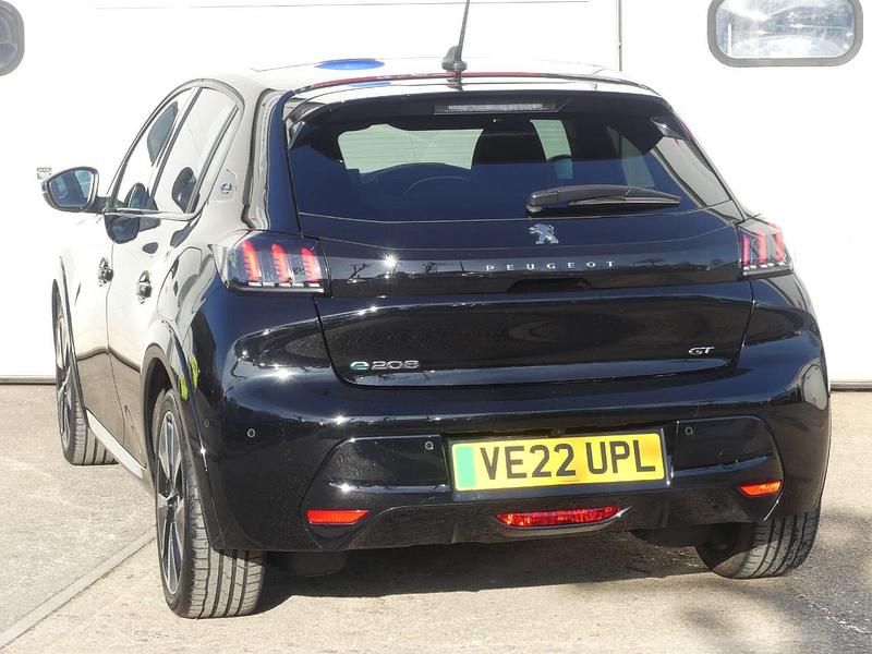 Used Peugeot e-208 Premium 98 kW (134 HP) 2022 Black Hatchback