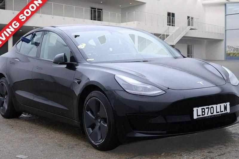 Black Used 2020 Tesla Model 3 Standard Range Plus Sedan | £16,500 (Good price) - Image 1/1