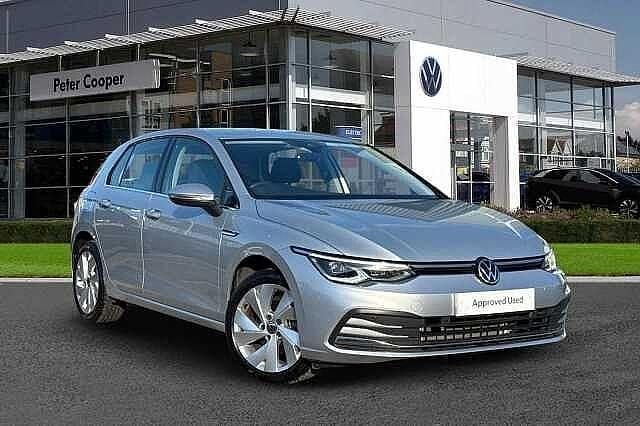 Reflex silver Used 2021 VW Golf VIII Style Hatchback | £16,996 (Good price) - Image 1/4