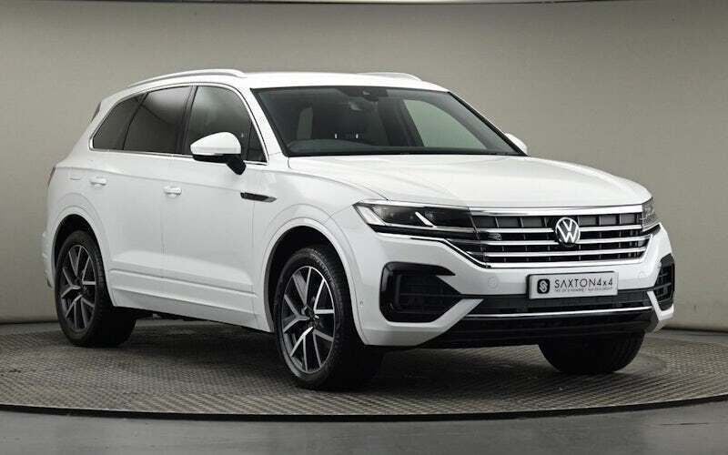 Pure white Used 2023 VW Touareg R-line SUV | £39,700 (Super price) - Image 1/4