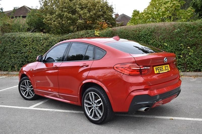 Used BMW X4 M Sport 190 HP (139 kW) 2015 Red SUV