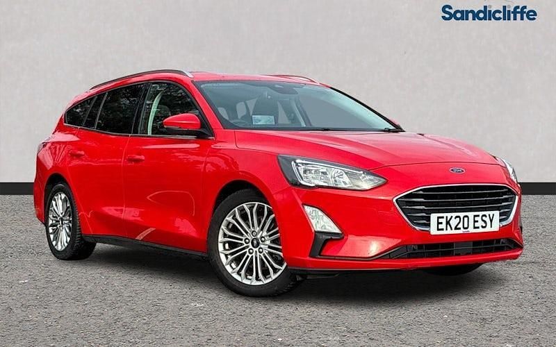 Used Ford Focus Titanium X 120 HP (88 kW) 2020 Race red (standard paint) Estate