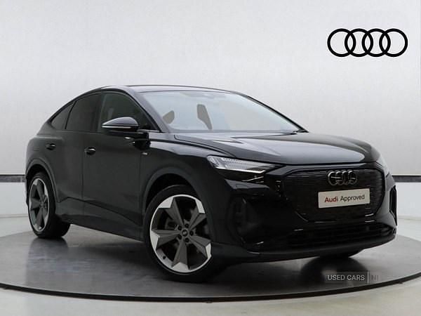 Black Used 2024 Audi Q4 e-tron Black Edition SUV | £34,790 - Image 1/4