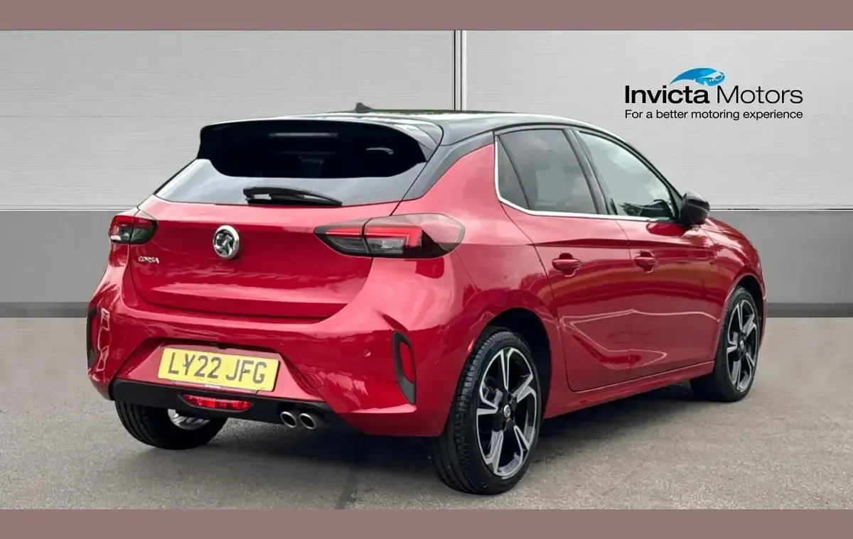 Used Vauxhall Corsa Ultimate 130 HP (95 kW) 2022 Hot red premium Hatchback
