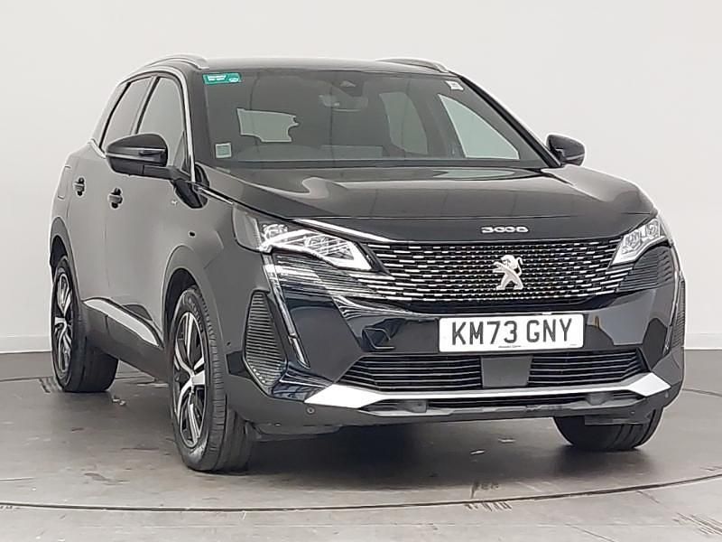 Black Used 2023 Peugeot 3008 GTi SUV | £23,998 (Expensive) - Image 1/4