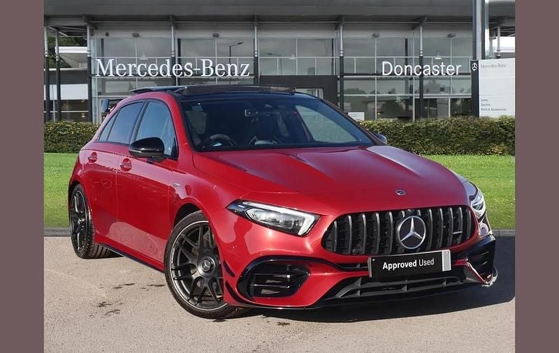 Used Mercedes A45 AMG 421 HP (309 kW) 2022 Red Hatchback