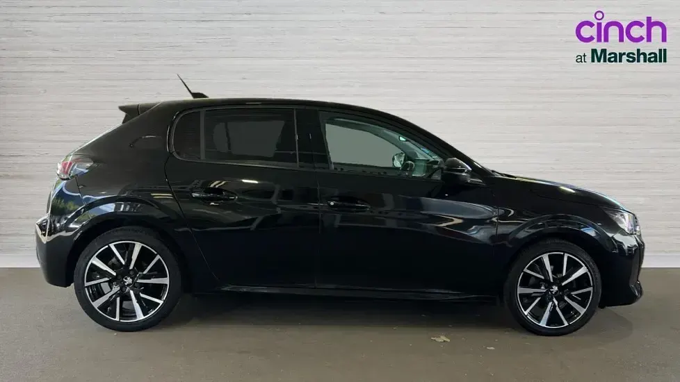 Used Peugeot 208 Allure 100 HP (73 kW) 2020 Black Hatchback