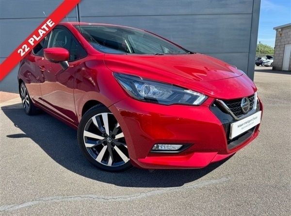 Red Used 2022 Nissan Micra S Hatchback | £18,995 - Image 1/4