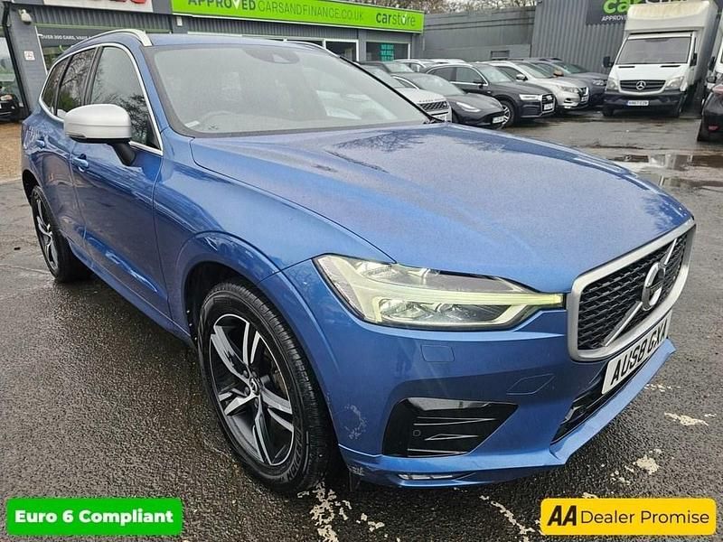 Used Volvo XC60 R-Design 250 HP (183 kW) 2018 Blue SUV