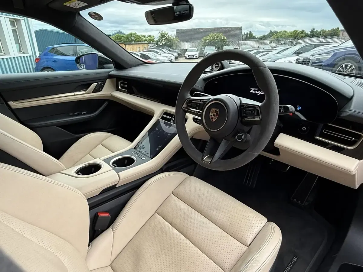 Used Porsche Taycan Performance Package 11 kW (15 HP) 2023 Black Sedan