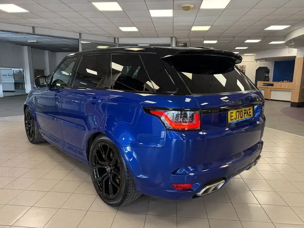 Used Land Rover Range Rover Sport SVR 575 HP (422 kW) 2020 Blue SUV