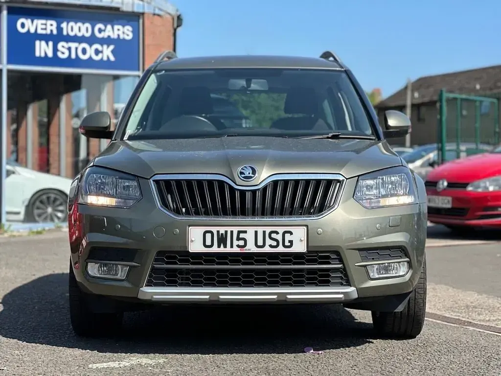 Used Skoda Yeti SE 110 HP (80 kW) 2015 Green SUV