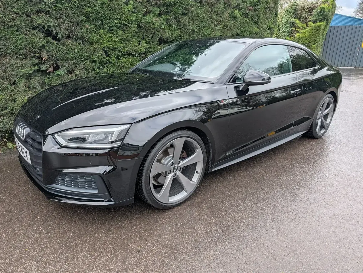 Used Audi A5 Black Edition 150 HP (110 kW) 2019 Black Coupe