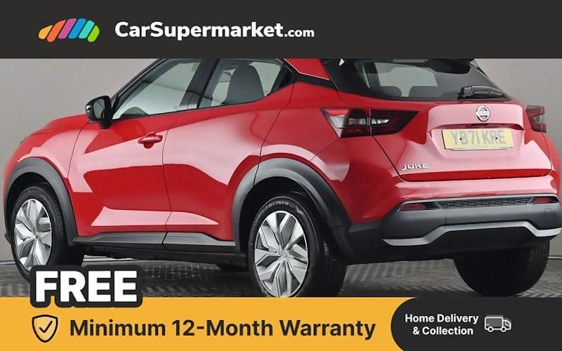 Used Nissan Juke Acenta 114 HP (83 kW) 2022 Red SUV