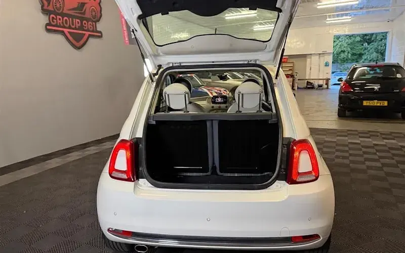 Used Fiat 500 Lounge 69 HP (50 kW) 2016 White Hatchback