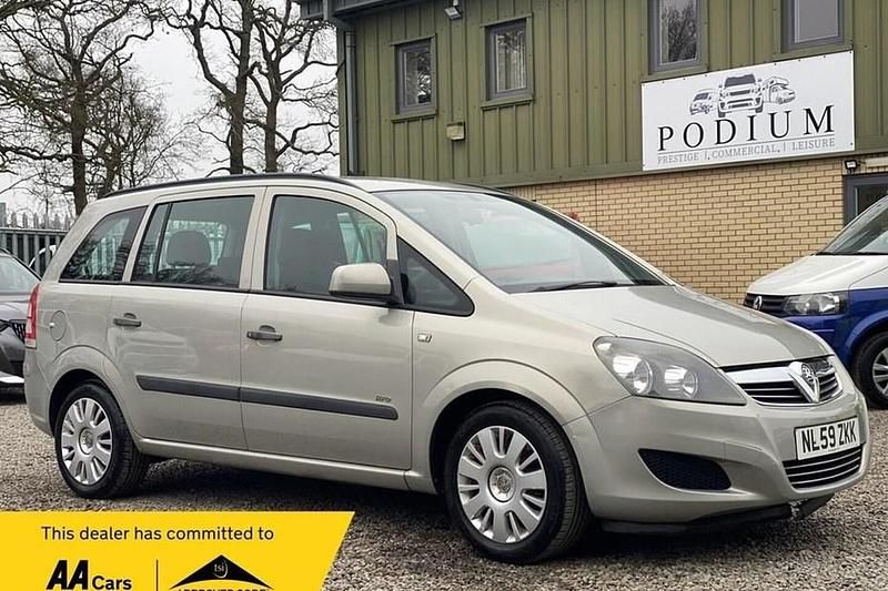 Used Vauxhall Zafira 115 HP (84 kW) 2009 Silver MPV