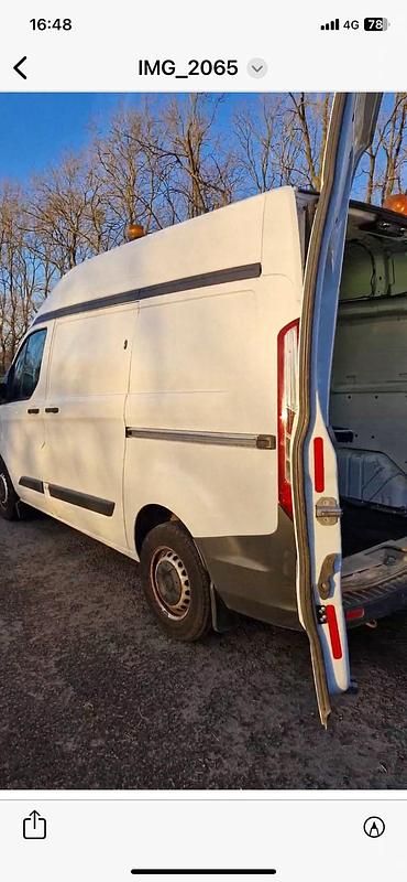 Używany Ford Transit Custom 105 KM (77 kW) 2017 Biały Van