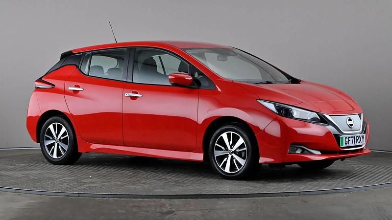 Used Nissan Leaf Acenta 110 kW (150 HP) 2021 Red Hatchback