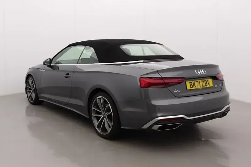 Used Audi A5 Cabriolet S-Line 204 HP (150 kW) 2021 Grey Cabriolet