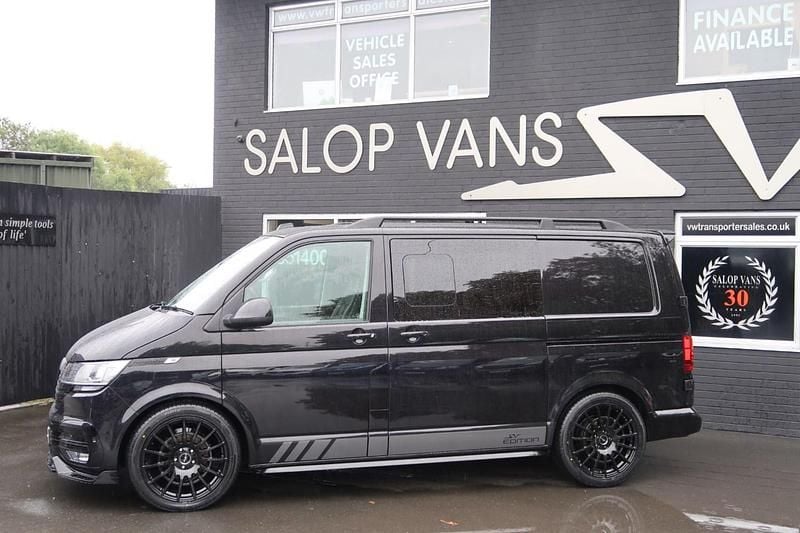 Used VW T6.1 Highline 150 HP (110 kW) 2022 Black Van