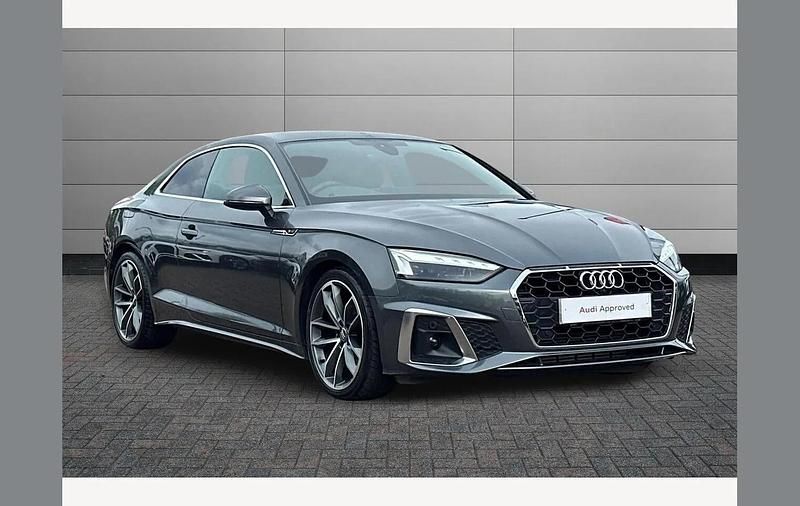 Used Audi A5 S-Line 190 HP (139 kW) 2020 Grey Coupe