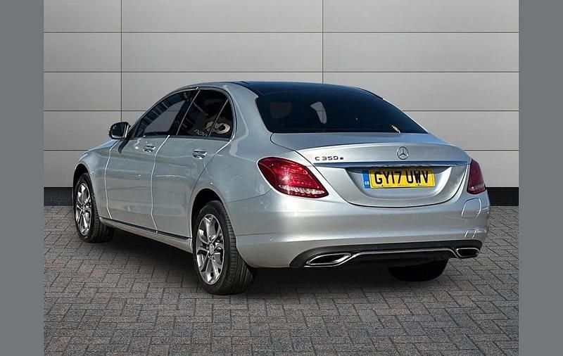 Used Mercedes C350e Premium 293 HP (215 kW) 2017 Silver Sedan