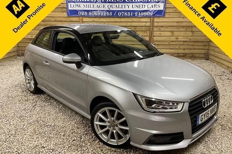 Silver Used 2015 Audi A1 S-Line Hatchback | £11,995 (Expensive) - Image 1/1