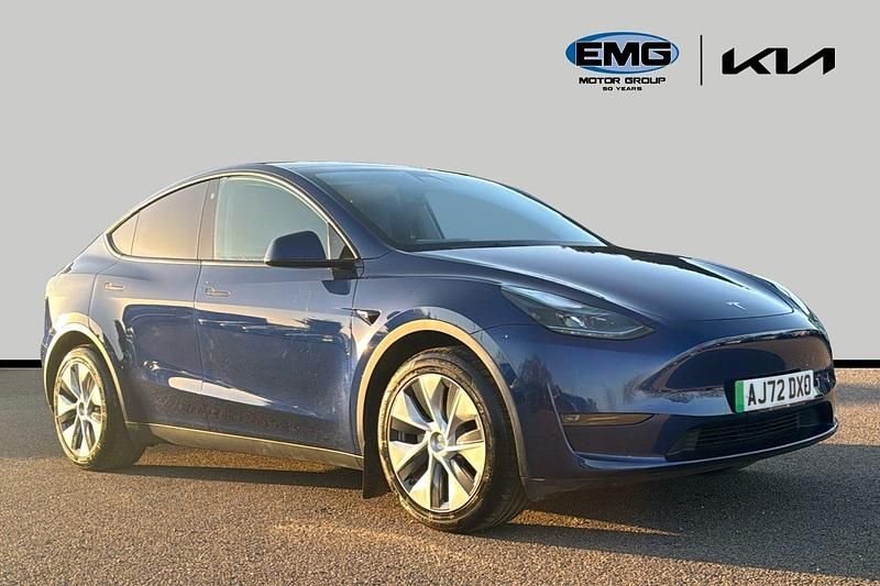 Used Tesla Model Y Long Range AWD 378 kW (514 HP) 2022 Blue SUV