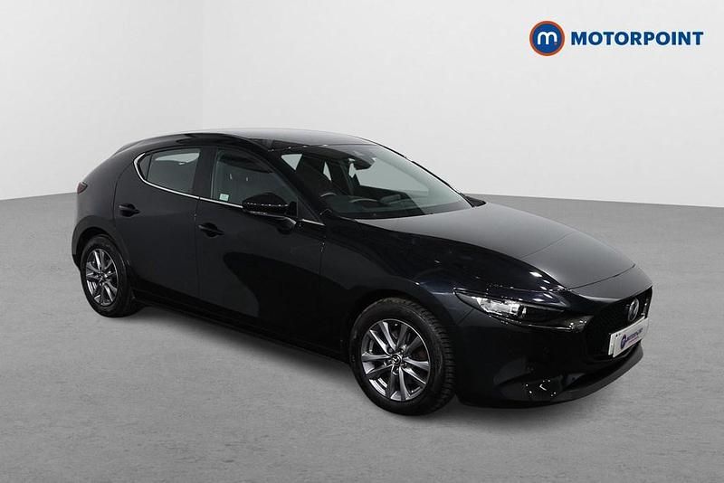 Black Used 2021 Mazda 3 Hatchback | £15,349 (Fair price) - Image 1/4